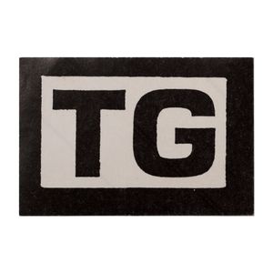 Throbbing Gristle: TG Logo Sticker