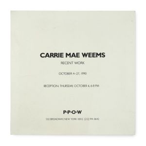 Carrie Mae Weems: Recent Work