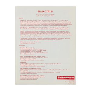 Marcia Tucker: Bad Girls