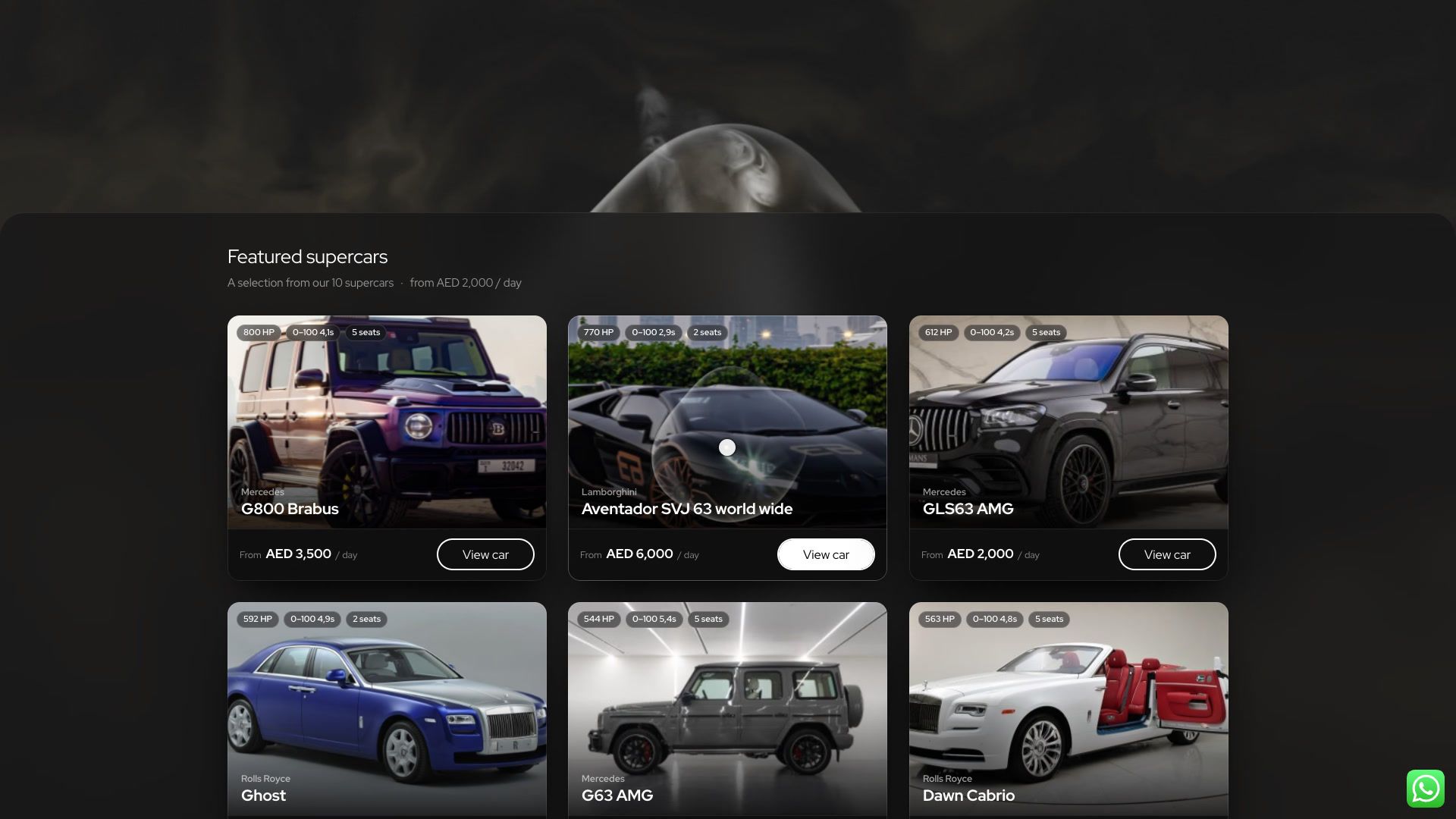 Uitgelichte supercars