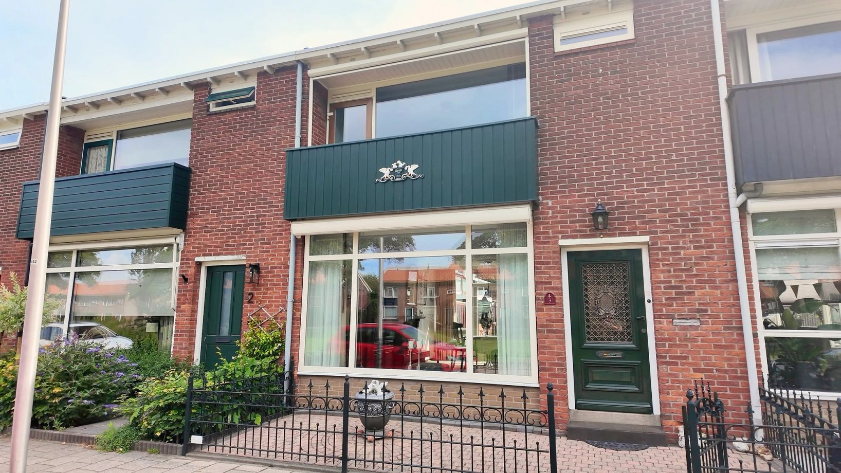 Front of a terraced house