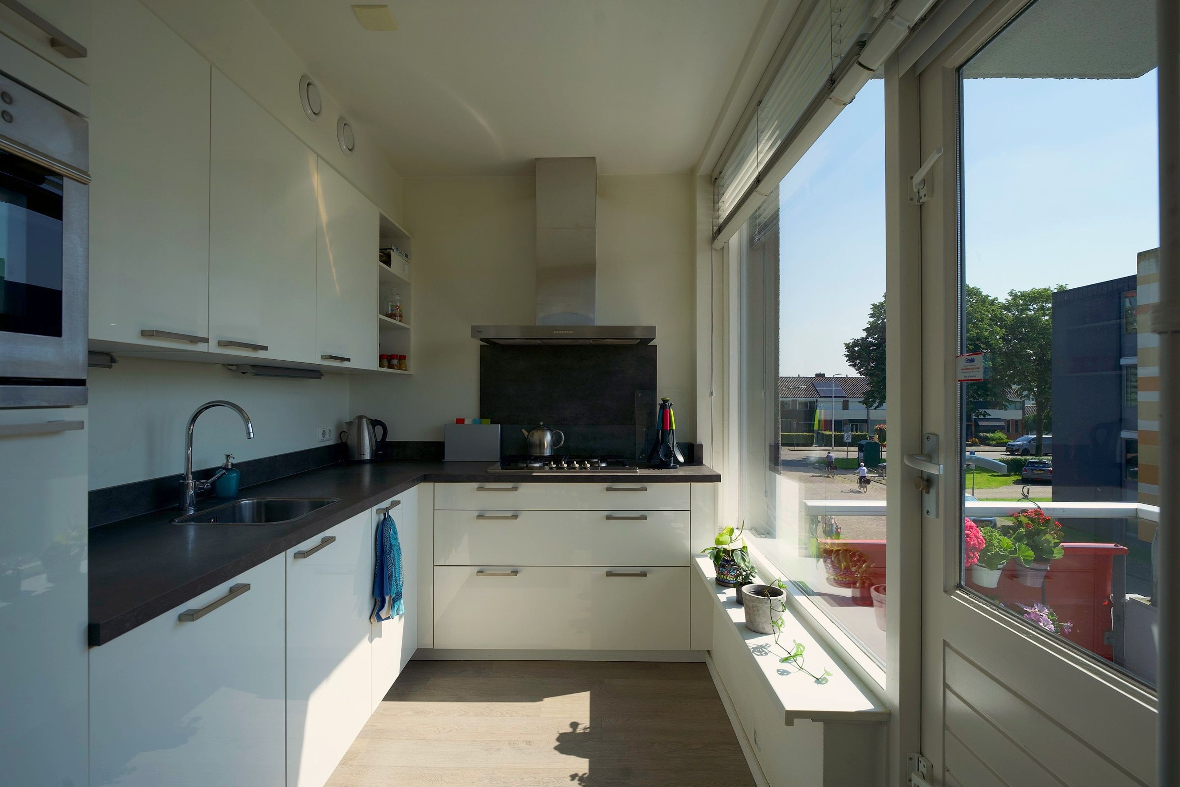 Keuken, gefotografeerd voor de verkoop