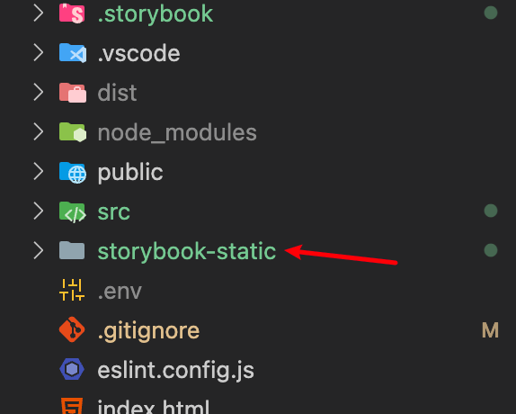 Export storybook as static app