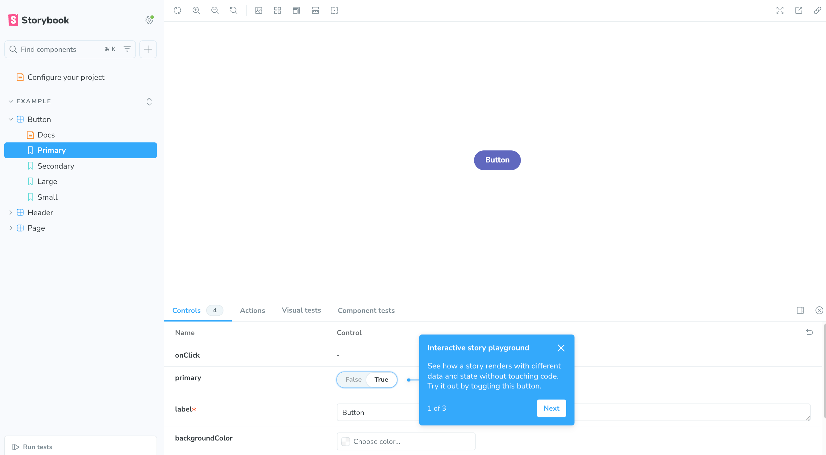 storybook localhost