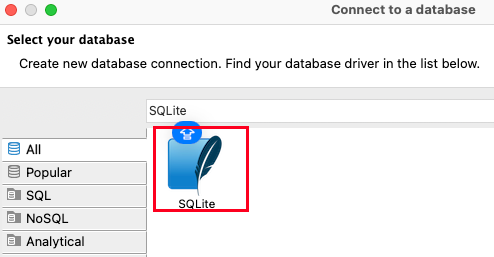 Search SQLite