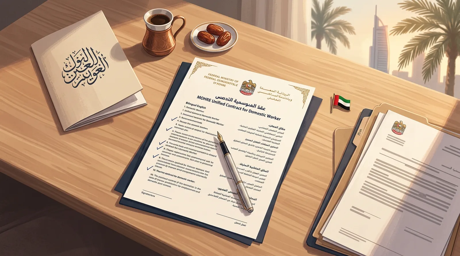 قانون العمالة المنزلية في الإمارات: الحقوق والعقد وحماية الأجور (المرسوم 9/2022)