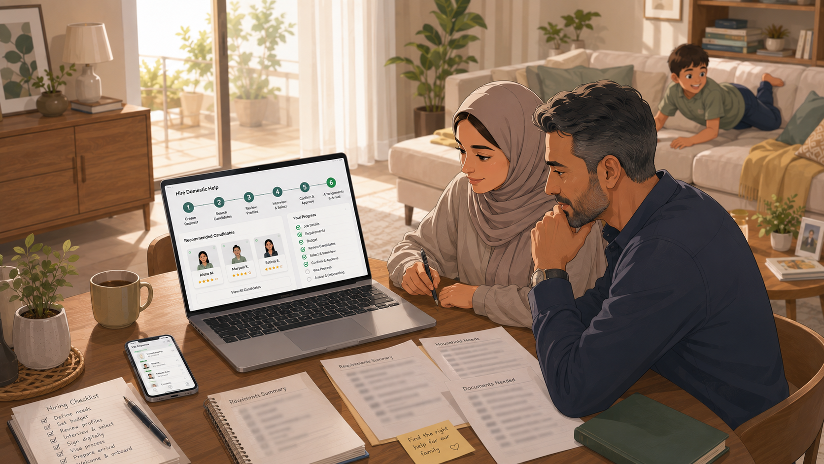 How to Hire a Domestic Worker in Saudi Arabia via Musaned (2026 Step-by-Step Guide)