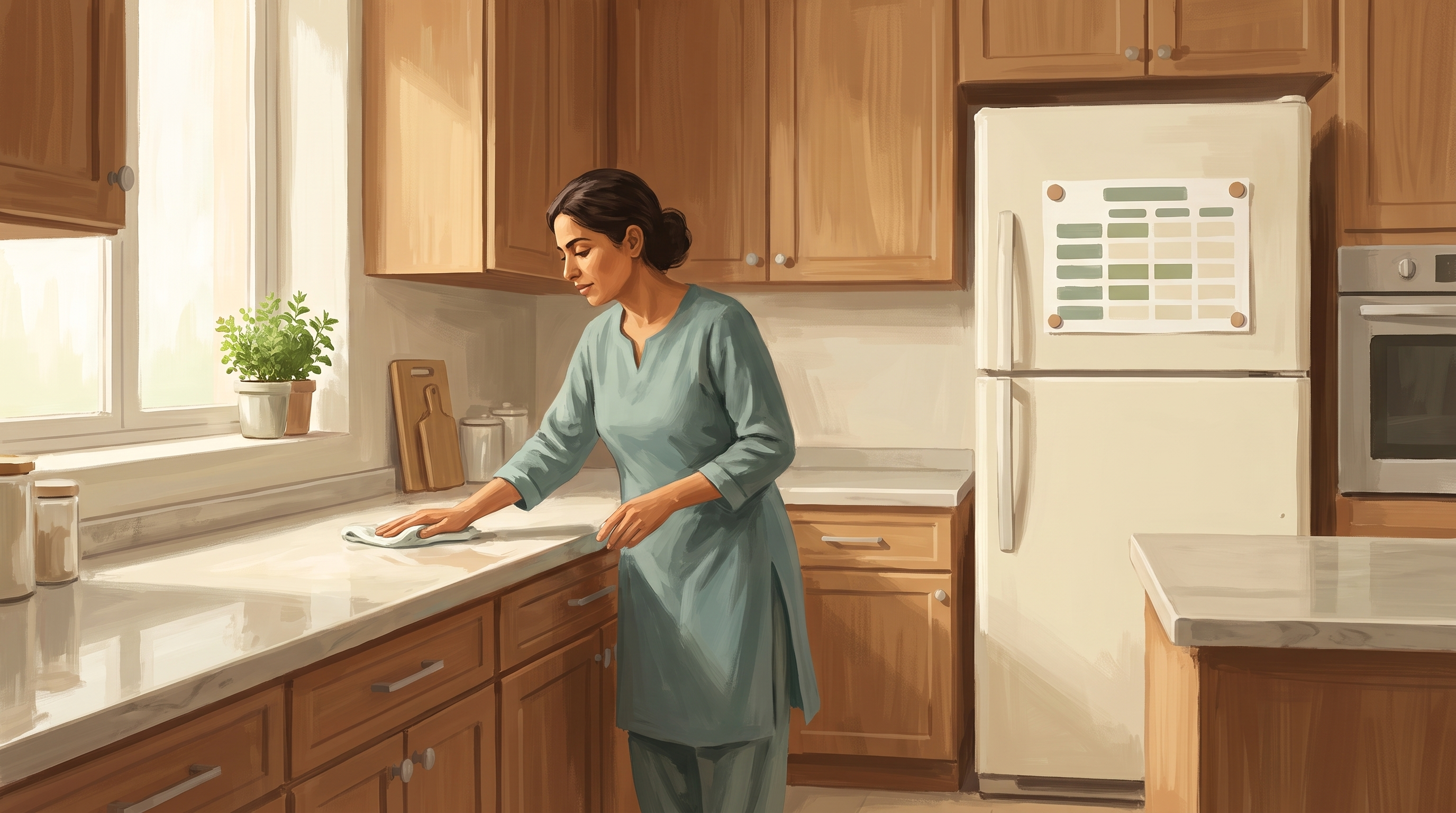 إدارة أداء العاملة المنزلية ووضع قواعد المنزل في السعودية: إطار عادل (2026)