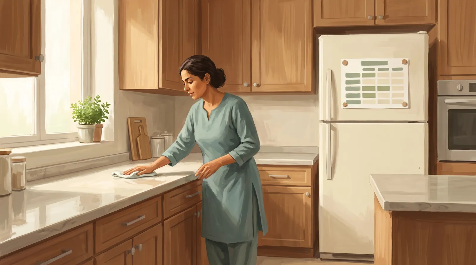 إدارة أداء العاملة المنزلية ووضع قواعد المنزل في السعودية: إطار عادل (2026)