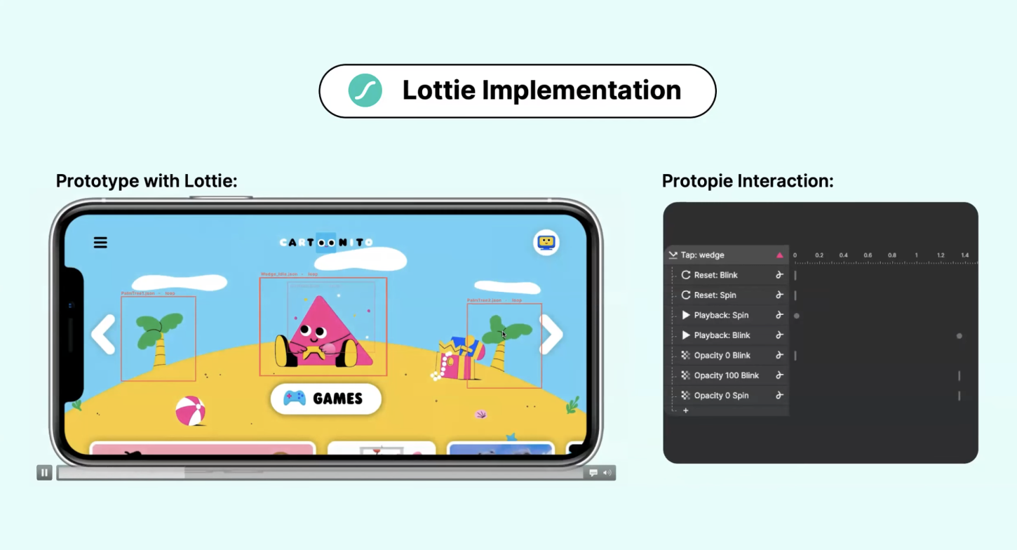 lottie animations with protopie