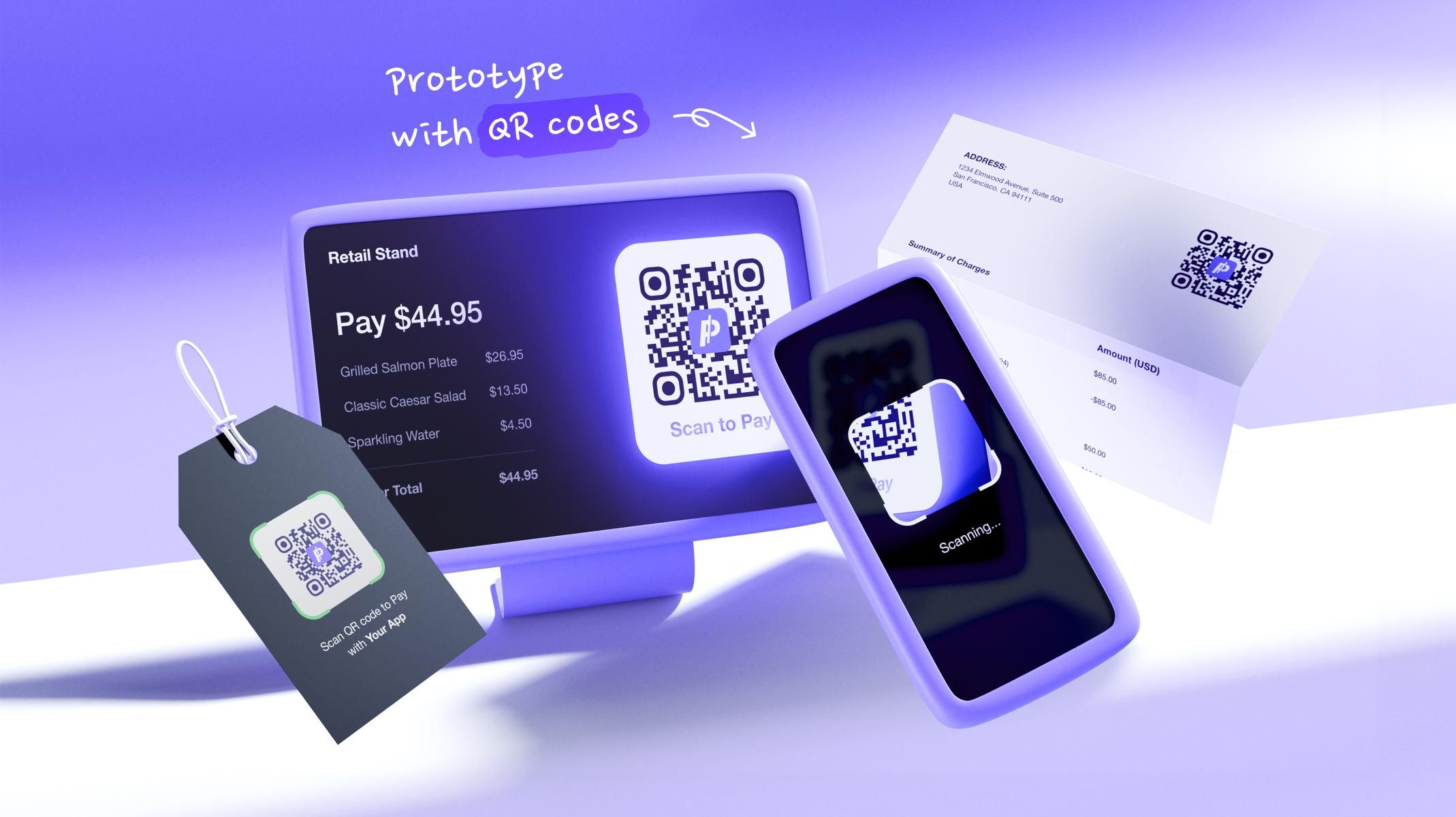 ProtoPie QR code scanner feature