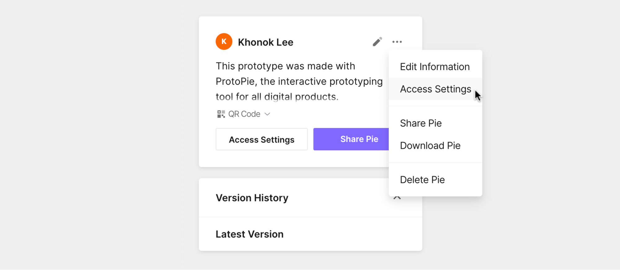 protopie cloud access settings