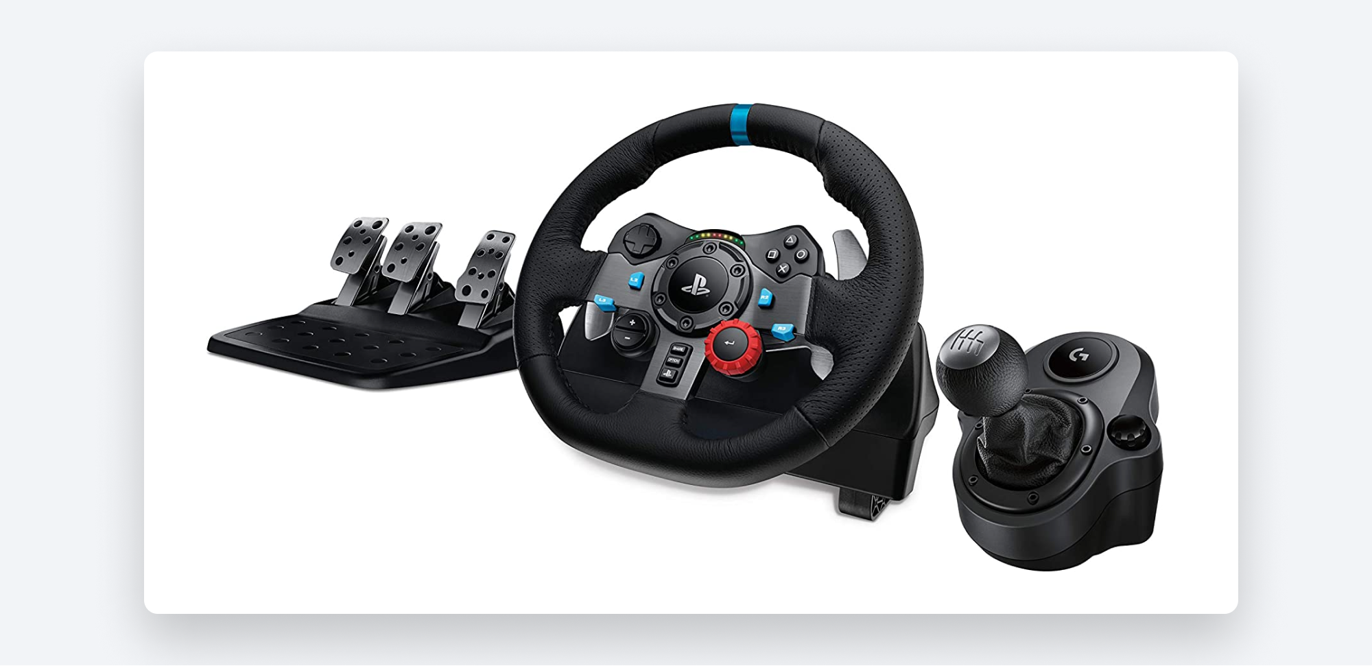 Logitech G29 racing wheel and pedals set