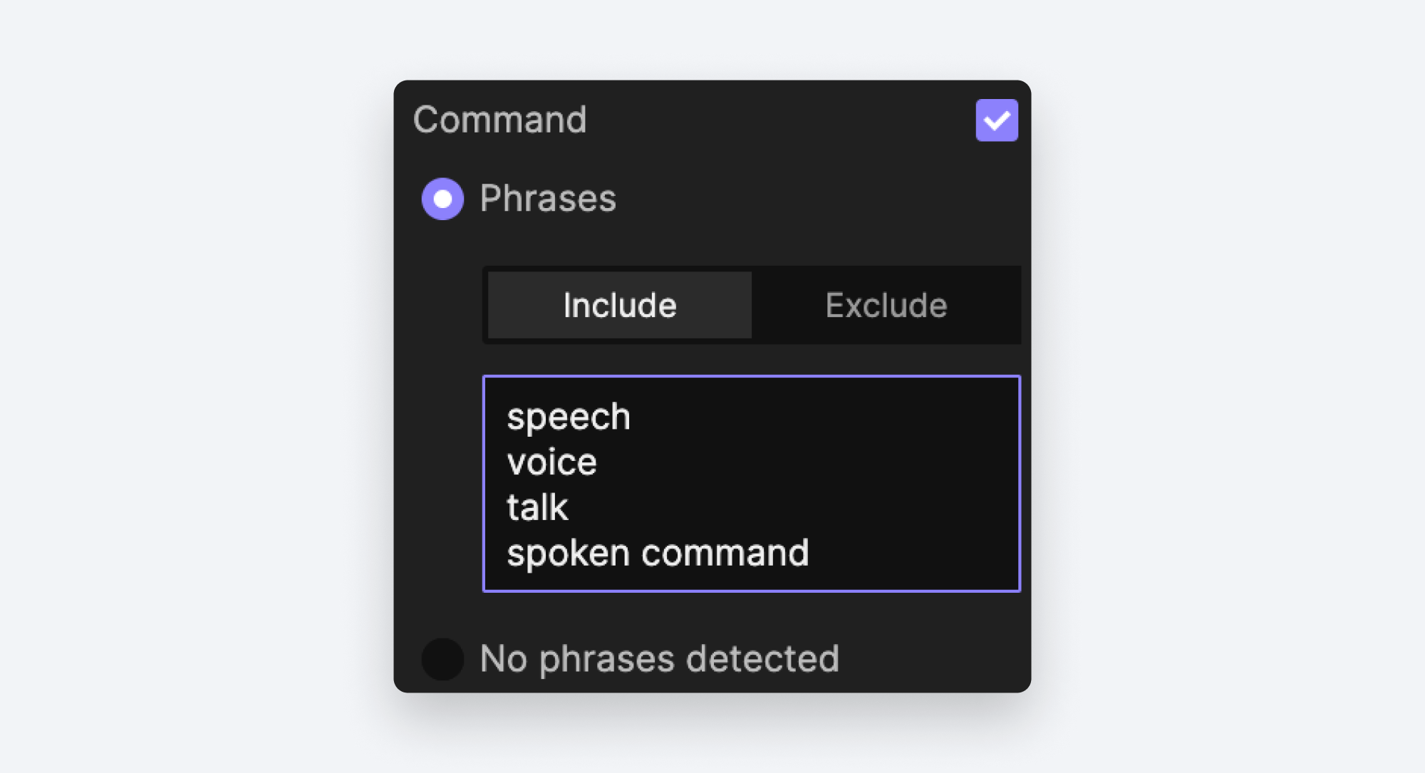 command box