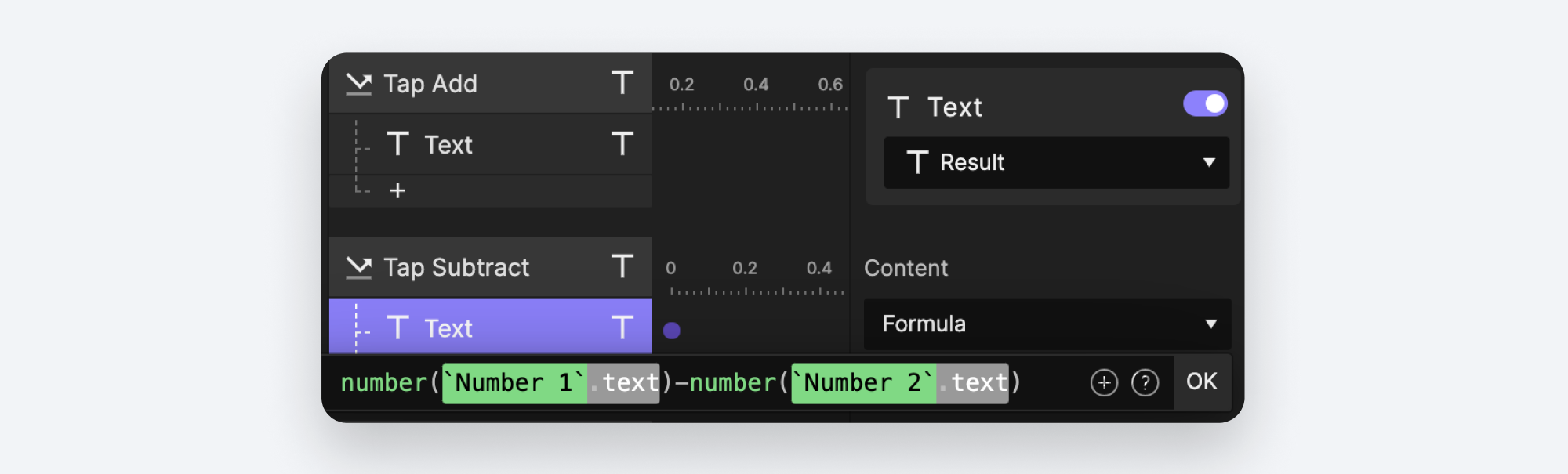 subtract formula