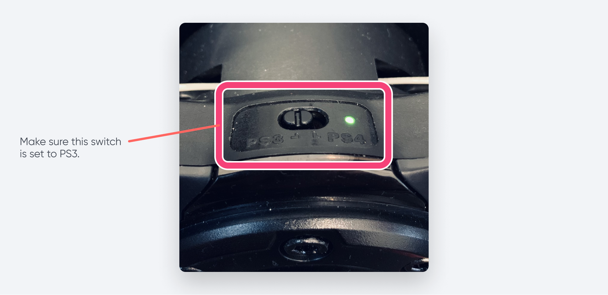 G29 compatibility switch