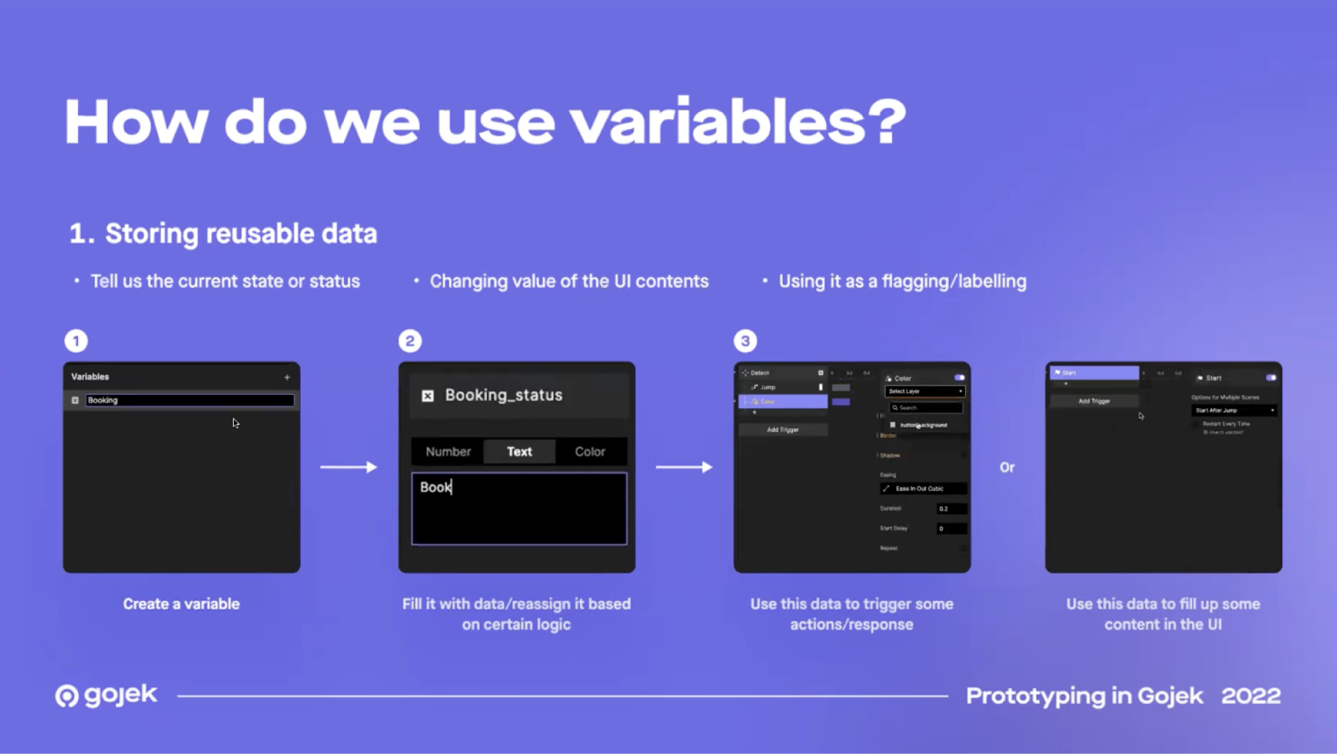 using variables to store reusable data