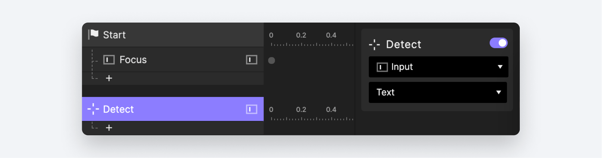 Add a Detect Trigger to the Input layer