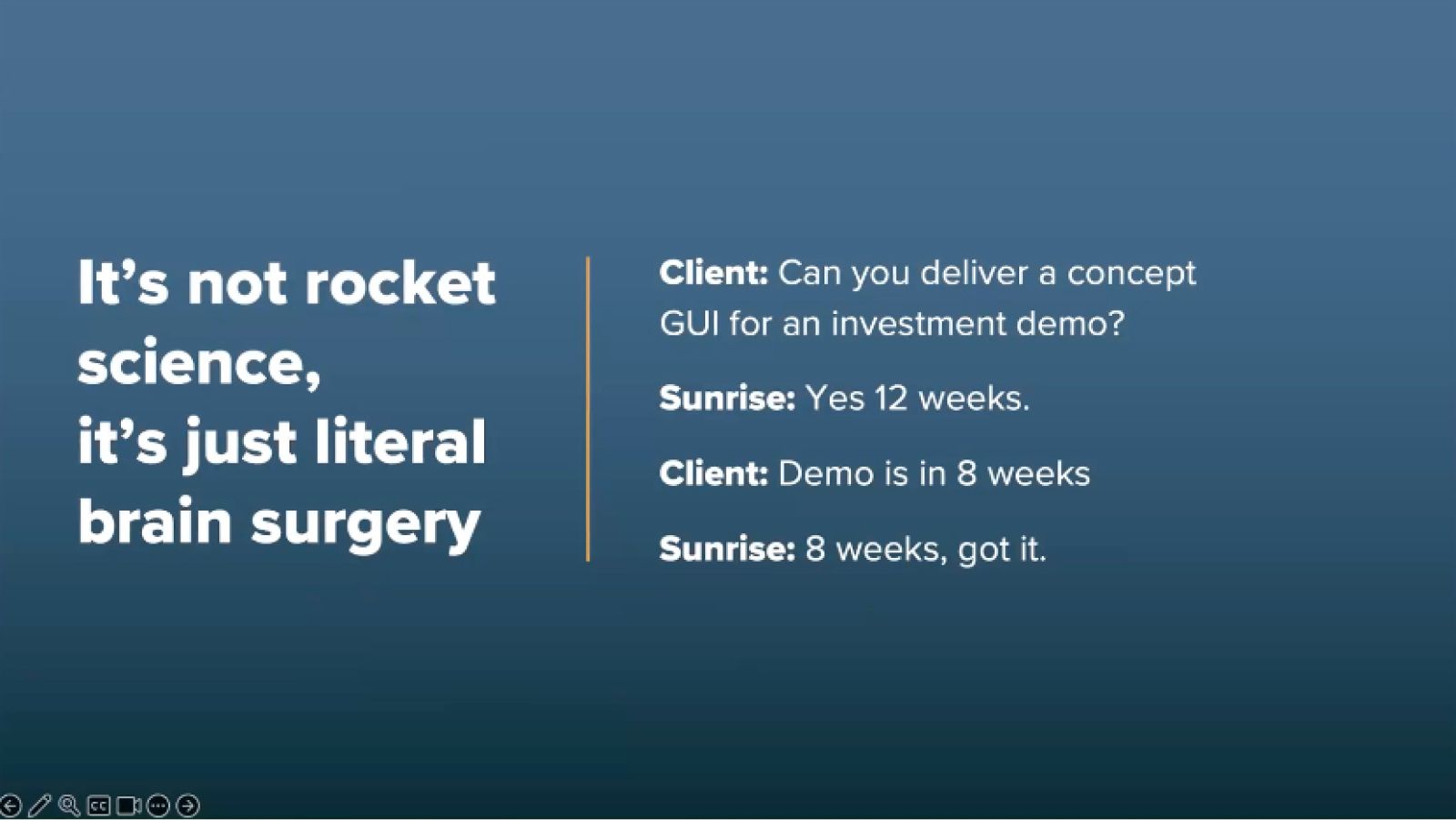 ProtoPie helps Sunrise Labs build complex medical devices, including hardware-software integrations, buttons, and LED indicators.