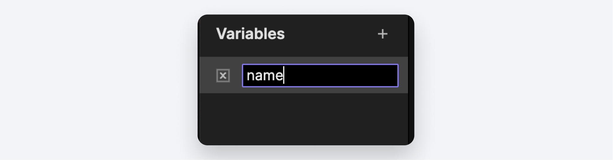 change variable name