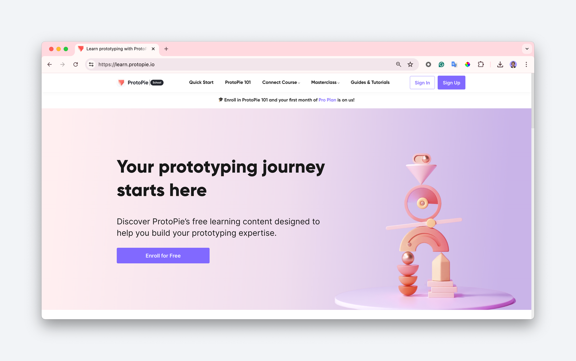 Start your prototyping journey with ProtoPie School.