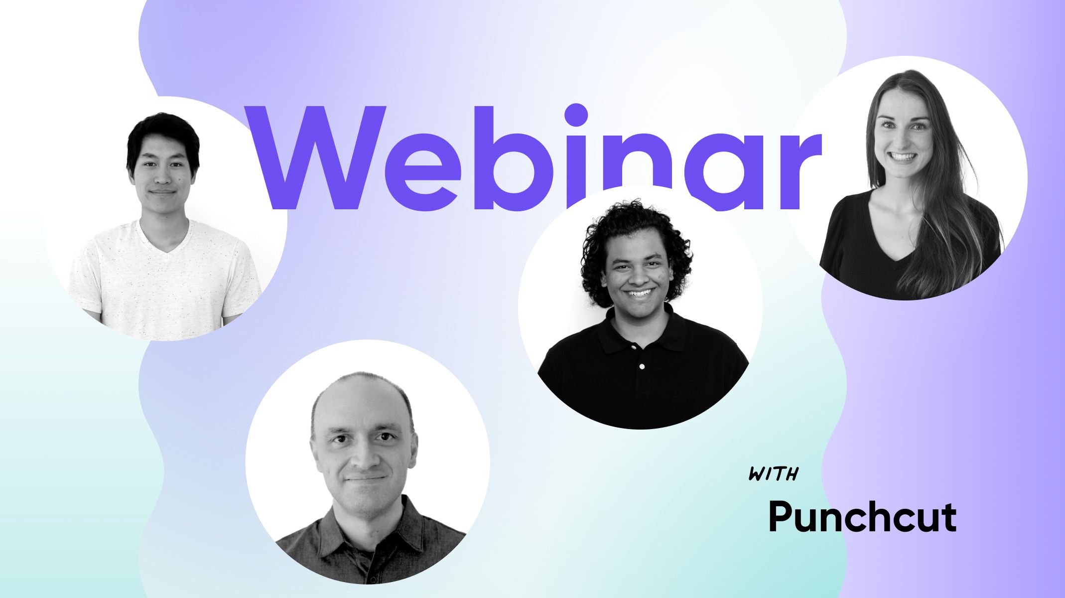 profile pictures of webinar guest speakers from punchcut