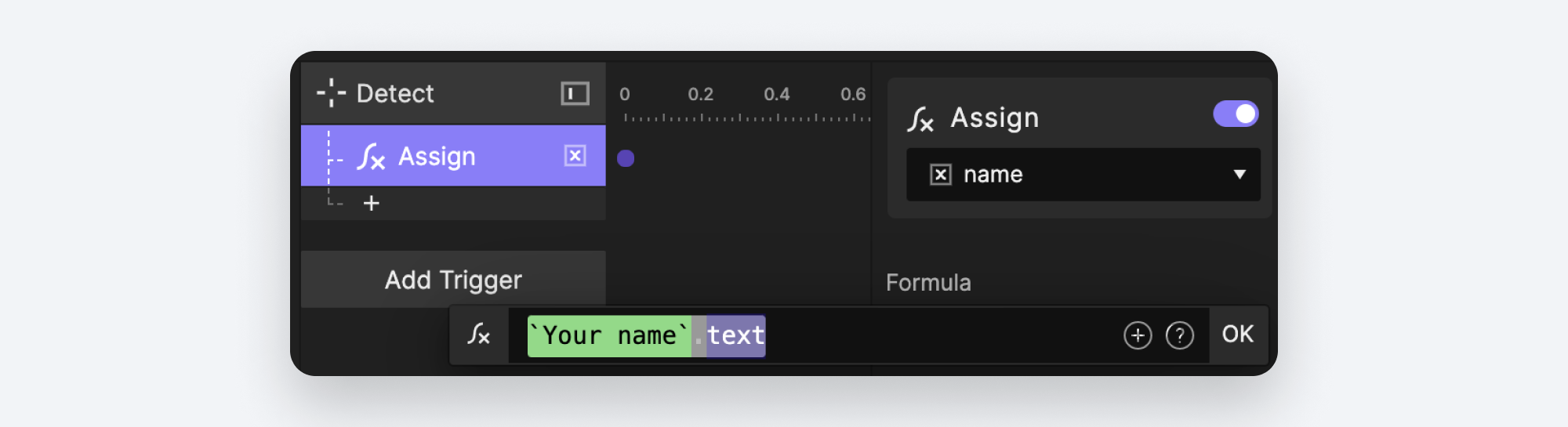 input formula