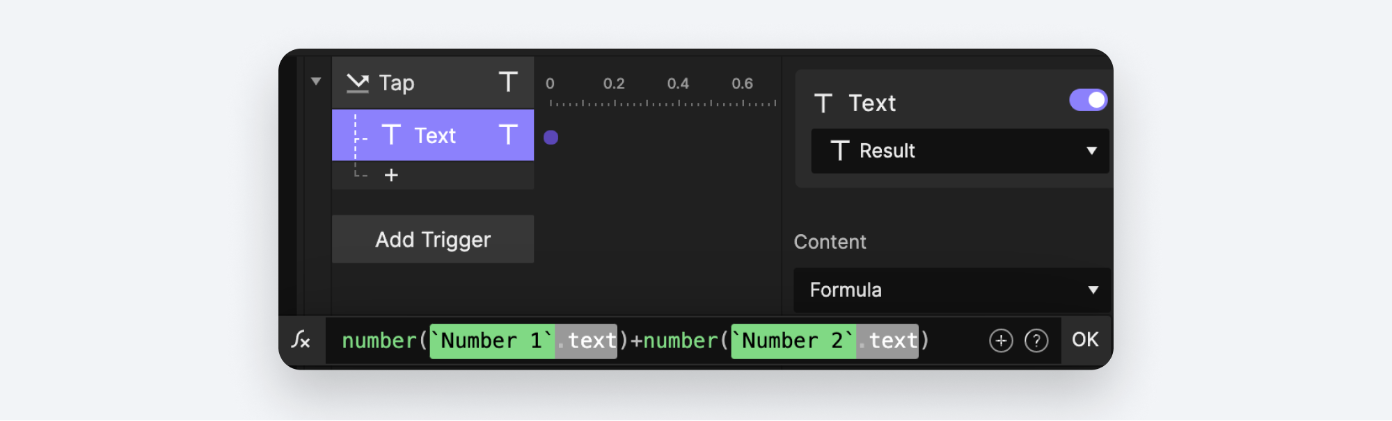 input formula