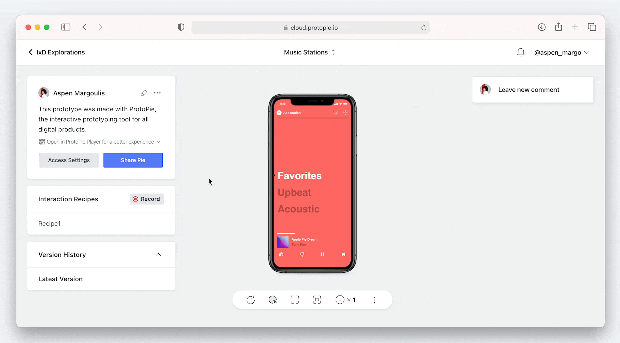 Visually preview how your prototype looks in someone else's browser