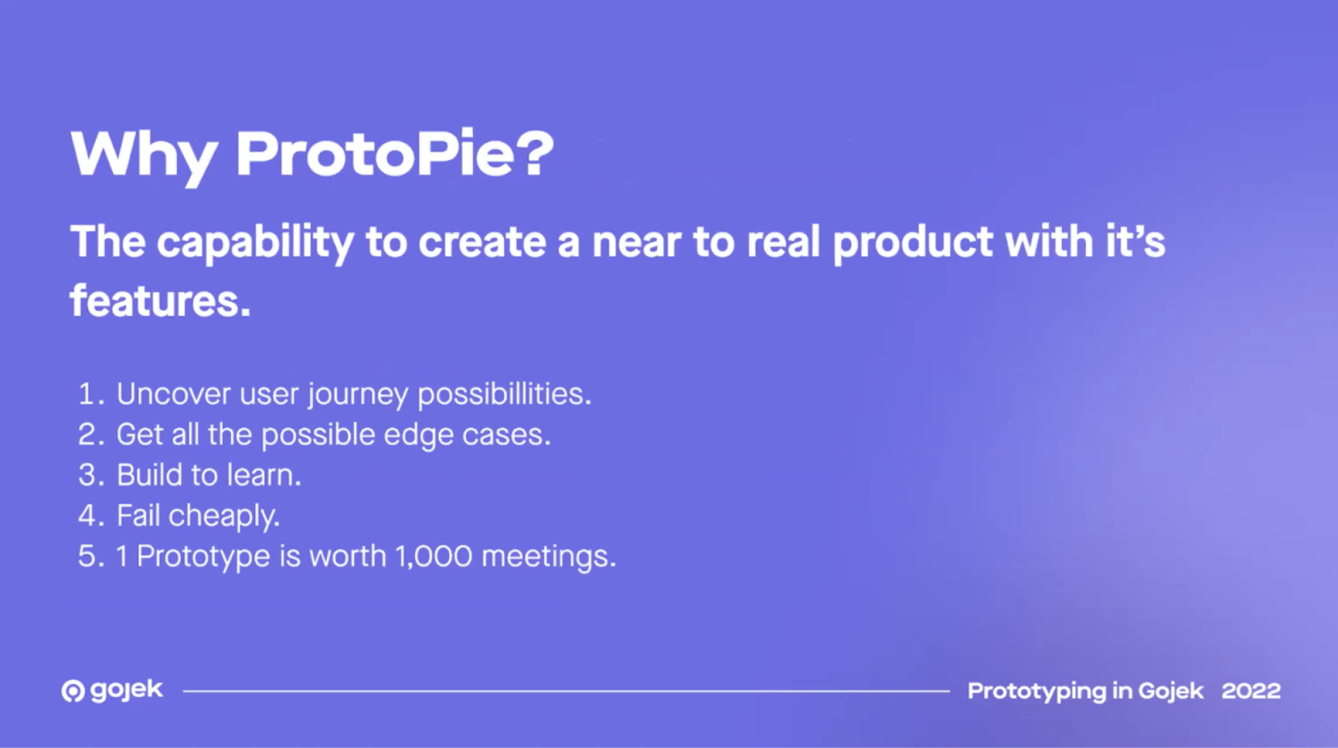 Why Gojek design teams love ProtoPie