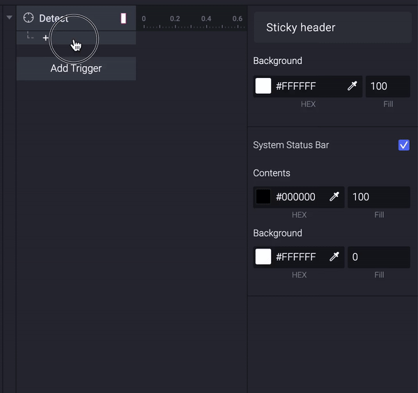 add a condition insider the detect trigger