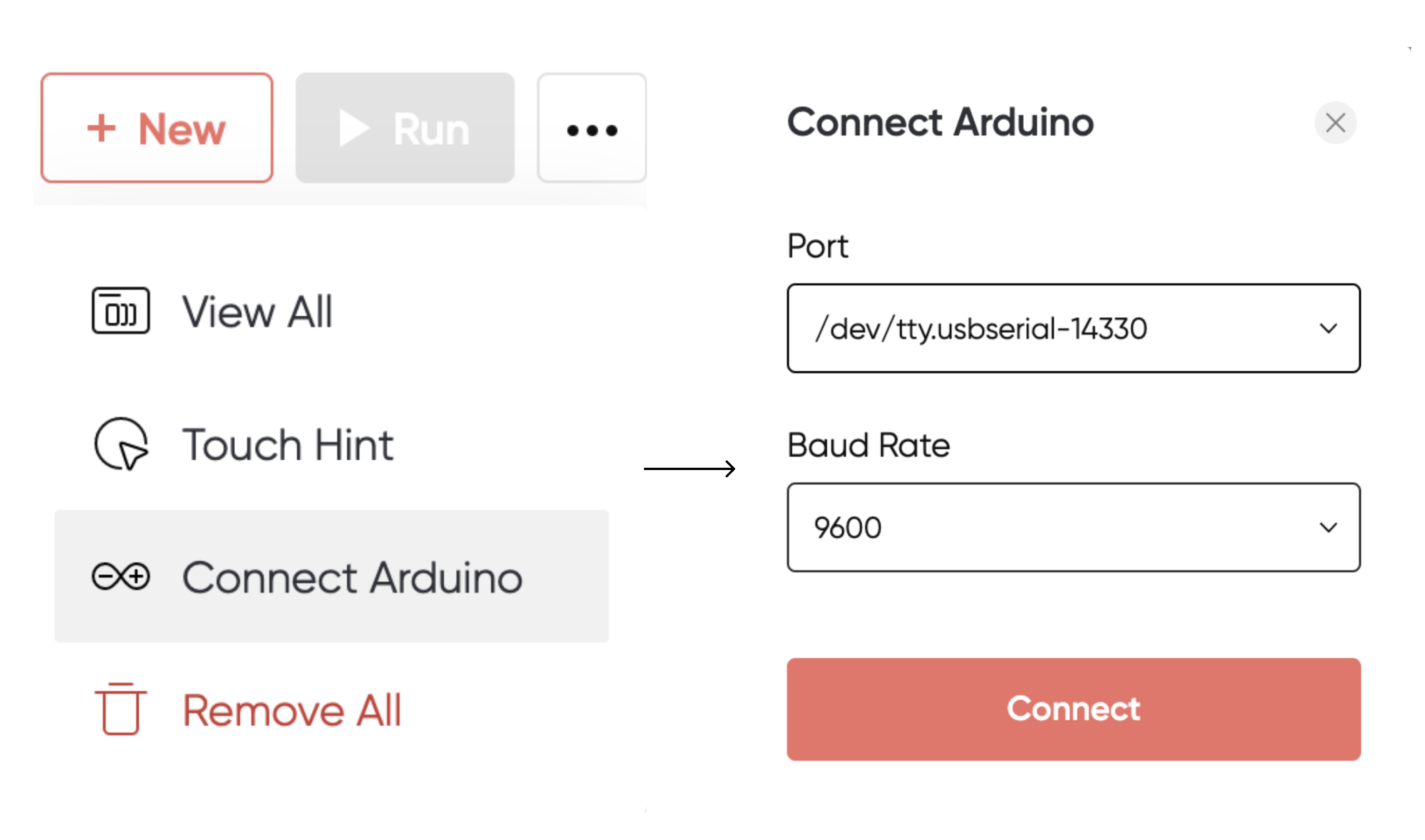 how to connect Arduino with ProtoPie connect