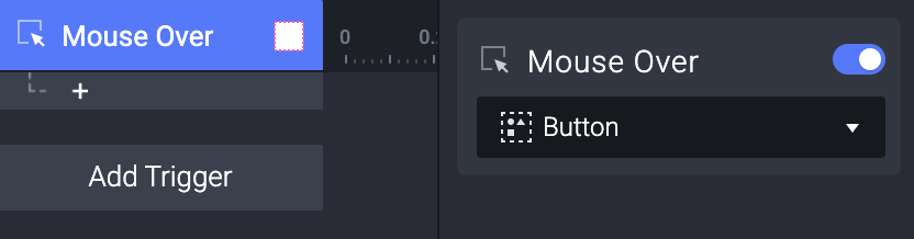 Add a Mouse Over trigger to the Question mark button layer