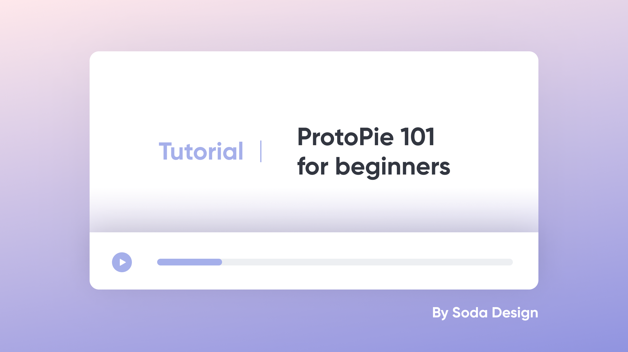 ProtoPie 101 for beginners thumbnail