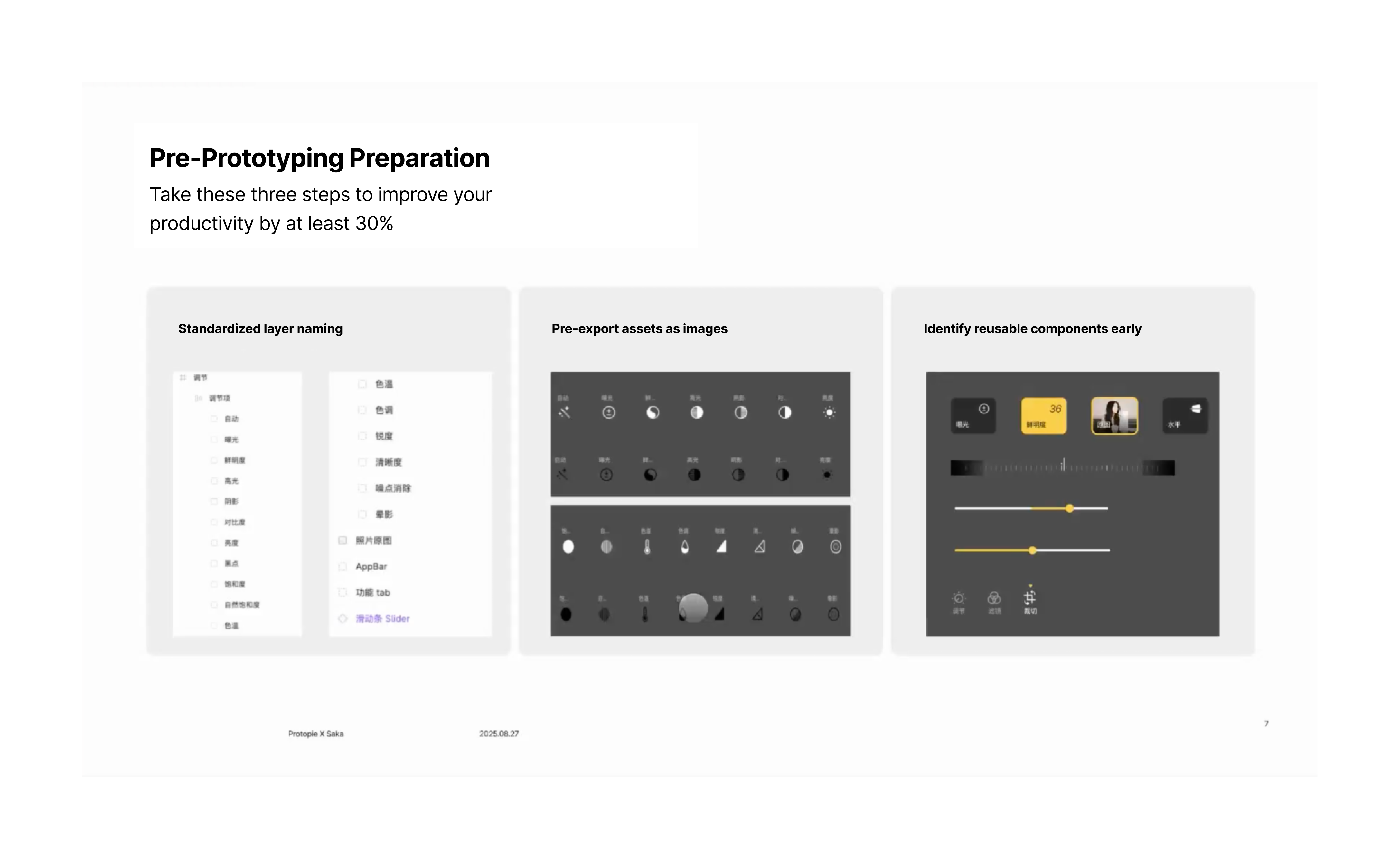 Pre-prototyping preparation