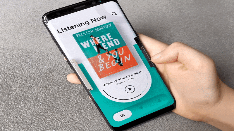 Audiobook App Design by Khonok Lee