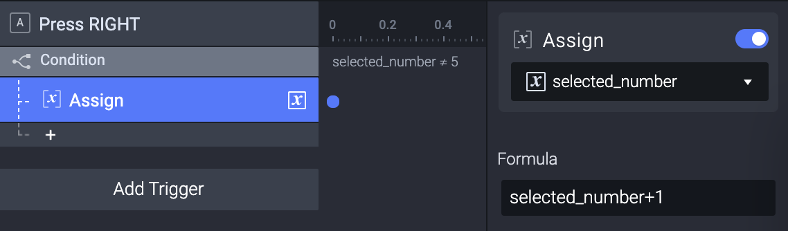 Increase the value of the variable with the keyboard