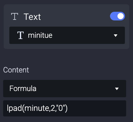 Create a Text response under the assign