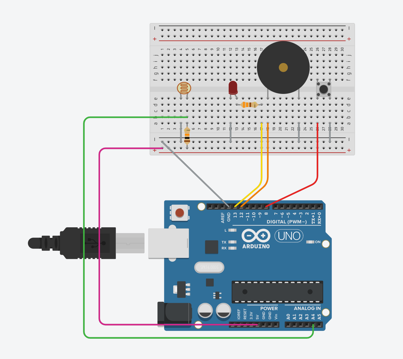 Arduino circuit diagram