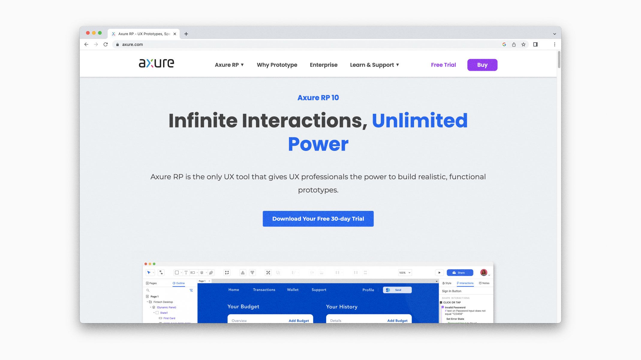 axure homepage