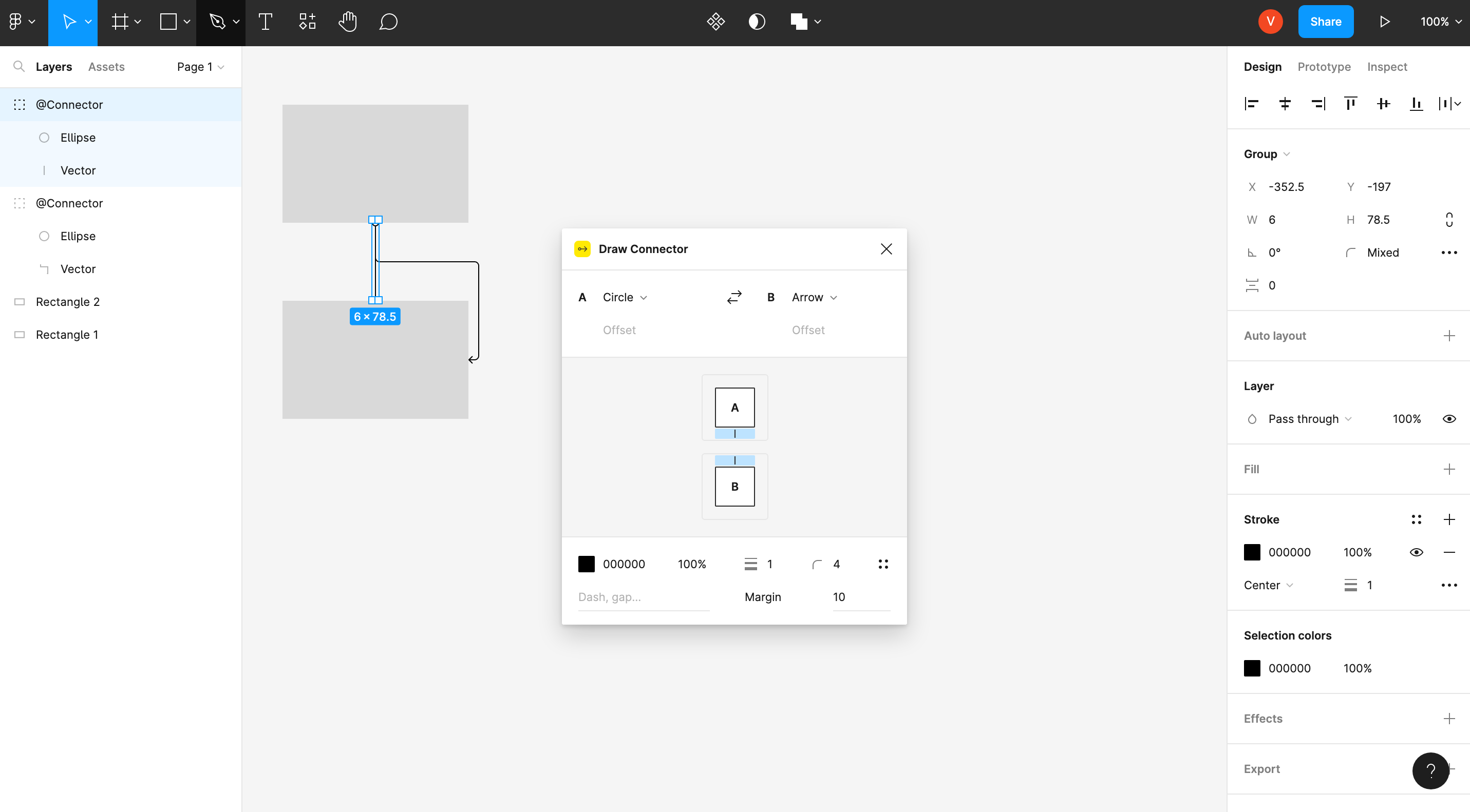 draw connector figma plugin for designers