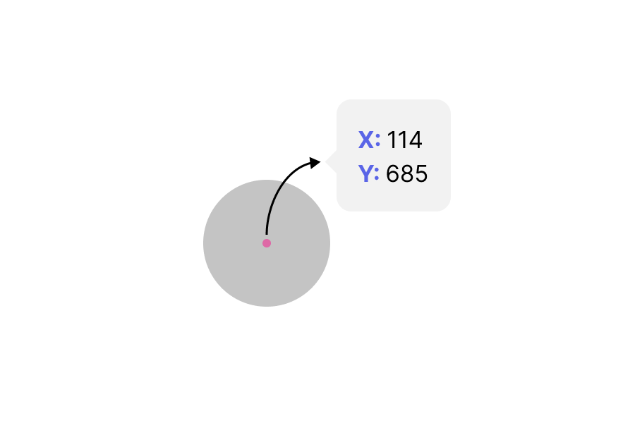 (144,685) is actually just pointing to a single pixel at the center of the button. 
