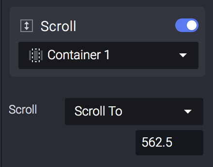 Set Scroll page