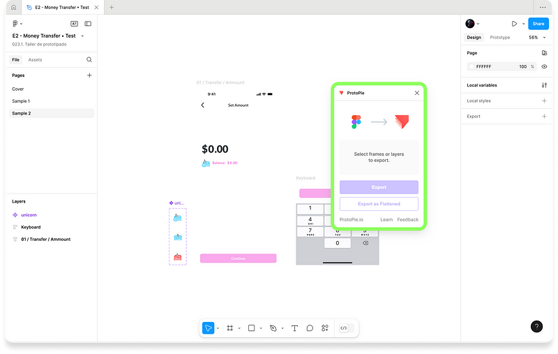 ProtoPie plugin to import Figma design files into ProtoPie