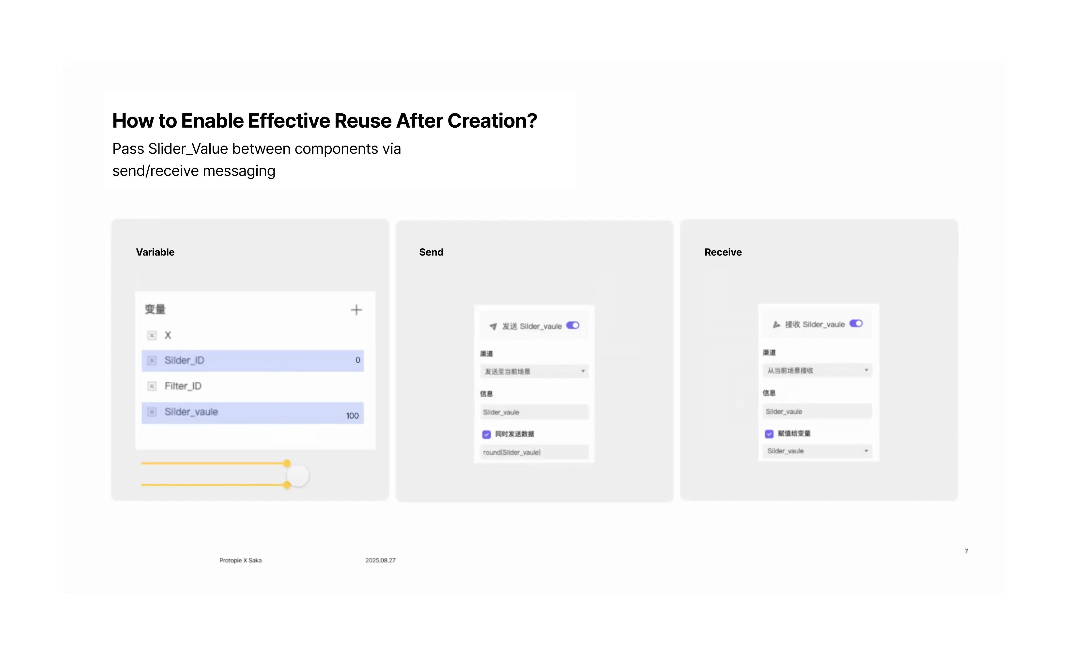 Enable effect reuse