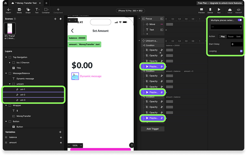 Customizing lottie animations in ProtoPie