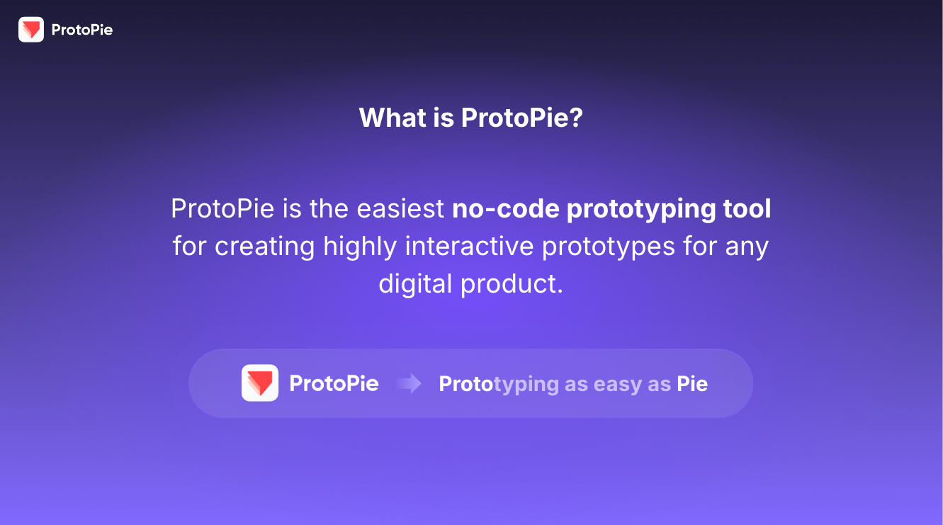 ProtoPie is the leading high-fidelity prototyping tool