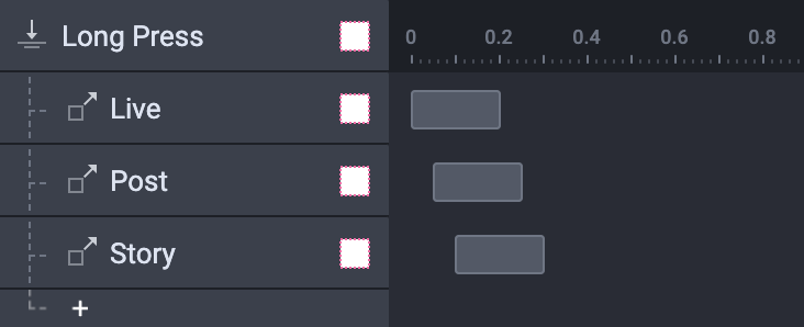 Add a move response under the Long Press trigger