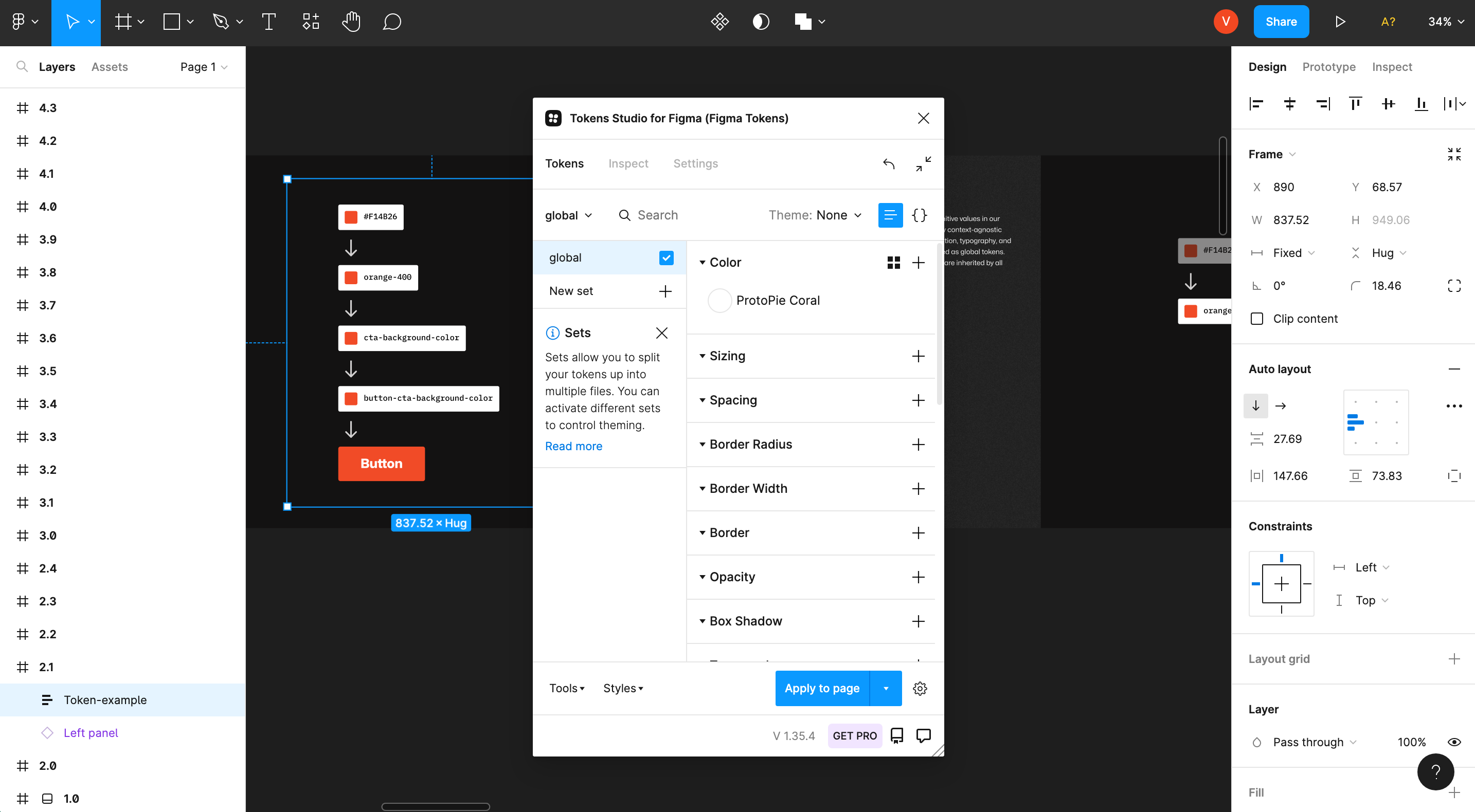 Tokens Studio figma plugin