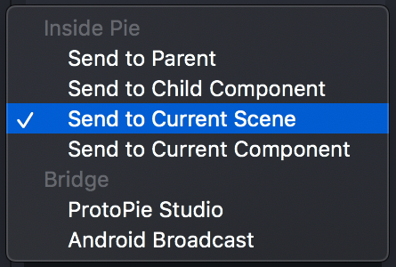 the channels using the send response and receive trigger for components
